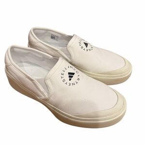 Stella McCartney x Adidas Slip On Sneakers Off White Platform Size 9